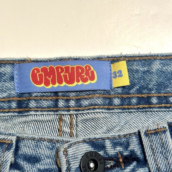 Empyre Jeans Mens Size 32 Relax Blue Denim Pants Relaxed Baggy Loose Y2K - Picture 10 of 15
